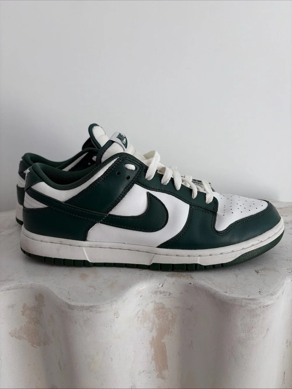 Nike Dunk Low Michigan Green White Size 10